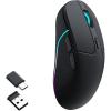 imageKeychron M3 Wireless Mouse PAW3395 Sensor with Programmable Macro Button 26000 DPI Supports 24 GHzBluetooth 51 79g UltraLight Ergonomic Design Up to 70 Hours Using for PC Mac Laptop  BlackBlack