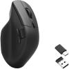 imageKeychron M6 Wireless Gaming Optical Mouse TriMode 24 GHzBluetooth 51Wired PixArt 3395 Sensor 26000 DPI Ergonomic Lightweight Programmable Macro Button for Windows PCMac  BlackBlack
