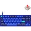 imageKeychron Q3 Wired Custom Mechanical Keyboard Knob Version TKL Tenkeyless QMKVIA Programmable Macro with Hotswappable Gateron G Pro Red Switch Double Gasket Compatible with Mac Windows Linux BlueHotswap RGB Gateron G Pro Red Switch