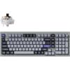 imageKeychron Q5 Pro QMKVIA Wireless Custom Mechanical Keyboard 96 Layout with Programmable Knob KSA DoubleShot PBT Keycaps with Hotswappable K Pro Red Switch for Mac Windows Linux  GrayHotswappable K Pro Brown Switch