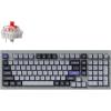 imageKeychron Q5 Pro QMKVIA Wireless Custom Mechanical Keyboard 96 Layout with Programmable Knob KSA DoubleShot PBT Keycaps with Hotswappable K Pro Red Switch for Mac Windows Linux  GrayHotswappable K Pro Red Switch