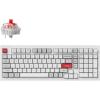 imageKeychron Q5 Pro QMKVIA Wireless Custom Mechanical Keyboard Full Aluminum 96 Layout with Programmable Knob DoubleGasket Design with Hotswappable K Pro Red Switch for Mac Windows Linux  WhiteHotswappable K Pro Red Switch