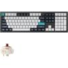 imageKeychron Q6 Max QMKVIA Bluetooth Wireless 24 GHzUSBC Wired Custom Mechanical Keyboard Full Size Programmable Knob RGB Backlit HotSwappable Gateron Banana Switch for Mac Windows Linux  BlackBrown Switch