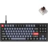 imageKeychron V3 Wired Custom Mechanical Keyboard Knob Version TKL QMKVIA Programmable Macro with Hotswappable Keychron K Pro Red Switch Compatible with Mac Windows Linux Frosted BlackTranslucentHotswap Keychron K Pro Brown Switch