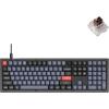 imageKeychron V6 Wired Custom Mechanical Keyboard Knob Version FullSize QMKVIA Programmable with Hotswappable Keychron K Pro Red Switch Compatible with Mac Windows Linux Frosted BlackTranslucentHotswap Keychron K Pro Brown Switch