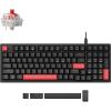 imageLEMOKEY X5 Wired Gaming LED Backlight QMKLauncher Mechanical Keyboard for WindowsLinux Customize keymaps DoubleShot keycaps Keychron Mechanical Red Switch Perfect for Both Gaming and WorkKeychron Mechanical Red Switch