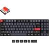 imagekeychron K13 Pro UltraSlim QMKVIA Wireless Mechanical Keyboard TKL Layout with Numpad Custom Programmable RGB with Hotswappable LowProfile Gateron Brown Switch Compatible with Mac Windows LinuxHotSwap LowProfile Gateron Red Switch