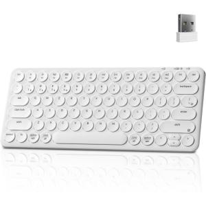 imageKeychron B3 Pro 75 UltraSlim Wireless Mechanical Keyboard 24GHz Bluetooth 52 ampamp Wired Connection Lightweight LowProfile Design MultiDevice Connect for WindowsMacTabletPhone  WhiteWhite