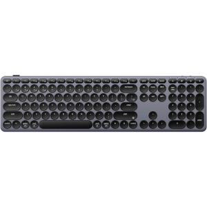 imageKeychron B5 Pro UltraSlim 24 GHz Bluetooth Keyboard Wireless 100 FullSize 548g Lightweight Launcher Support with 300 Hours Battery Life Compatible for Mac Windows Linux  Space GraySpace Gray