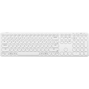 imageKeychron B5 Pro UltraSlim 24 GHz Bluetooth Keyboard Wireless 100 FullSize 548g Lightweight Launcher Support with 300 Hours Battery Life Compatible for Mac Windows Linux  Space GrayIvory White