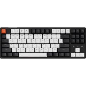 imageKeychron C1 87 Key TKL Wired Mechanical Keyboard for Mac Windows 80 Layout Gateron Brown Switch White LED Backlit DoubleShot ABS Keycaps USBC Gaming Keyboard for GamerTypistsOfficeRed Switch