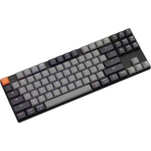 imageKeychron K1 Version 6 Low Profile Wireless Mechanical Keyboard TKL Bluetooth 52Wired QMK Programmable Keys RGB Backlit with HotSwappable Low Profile Keychron Red Switch for Mac Windows LinuxHotswap Keychron LowProfile Banana Switch