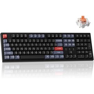 imageKeychron K10 Pro Wireless Custom Mechanical Keyboard FullSize QMKVIA Programmable BluetoothWired White Backlight with Hotswappable Keychron K Pro Red Switch Compatible with Mac Windows LinuxHotswap Keychron K Pro Silent Red Switch