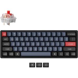 imageKeychron K12 Pro QMKVIA Wireless Mechanical Keyboard Custom Programmable Macro with HotSwappable Keychron K Pro Brown Switch 60 Compact Layout RGB Backlit Aluminum Frame for Mac Windows LinuxKeychron K Pro Red Switch