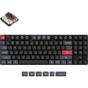 imageKeychron K13 Pro QMKVIA Wireless Mechanical Keyboard TKL Layout with Numpad Custom Programmable Macro RGB Backlit UltraSlim with LowProfile Gateron Brown Switch Compatible with Mac Windows LinuxLowProfile Gateron Brown Switch
