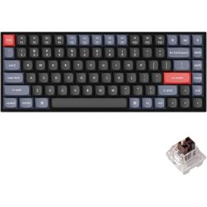 imageKeychron K2 Pro QMKVIA Wireless Mechanical Keyboard Custom Programmable Macro Wired Keyboard with HotSwappable K Pro Brown Switch White LED Backlight PBT Keycaps for Mac Windows LinuxK Pro Brown Switch