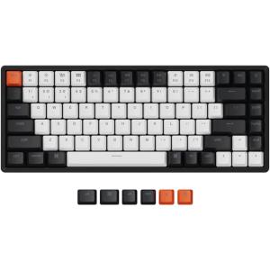 imageKeychron K2 Wireless BluetoothUSB Wired Gaming Mechanical Keyboard Hotswappable 75 Layout 84 Keys RGB LED Backlight Aluminum Frame for Mac Windows Gateron G Pro Red Switch Version 2Gateron Red Switch