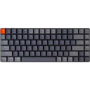imageKeychron K3 UltraSlim 75 Layout RGB Backlit Wireless BluetoothWired USB Mechanical Keyboard HotSwappable LowProfile Keychron Optical Brown Switch 84Key Gaming Keyboard for Mac WindowsVersion 2LowProfile Keychron Optical Brown Switch