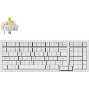 imageKeychron K4 Pro QMKVIA Bluetooth Wireless Mechanical Keyboard 96 Layout Custom Programmable Gaming Keyboard with White Backlight HotSwappable K Pro Red Switch for Mac Windows Linux  WhiteHotswap Banana