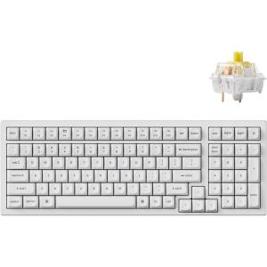 imageKeychron K4 Pro QMKVIA Custom Wireless Mechanical Keyboard Programmable Hotswappable 100 Keys RGB Backlight Wired Gaming Keyboard with K Pro Brown Switches for MacWindowsLinuxBanana Switch