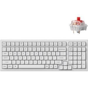 imageKeychron K4 Pro QMKVIA Custom Wireless Mechanical Keyboard Programmable Hotswappable 100 Keys RGB Backlight Wired Gaming Keyboard with K Pro Brown Switches for MacWindowsLinuxRed Switch