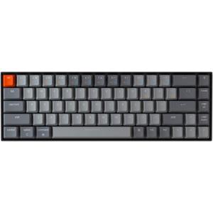 imageKeychron K6 Hot Swappable Wireless Bluetooth 51Wired Mechanical Gaming Keyboard 65 Compact 68Key RGB LED BacklightGateron G Pro Blue SwitchRechargeable Battery Compatible with Mac WindowsGateron G Pro Red Switch