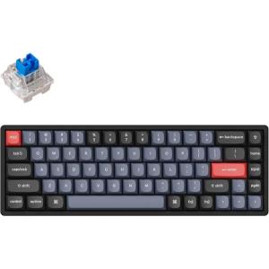 imageKeychron K6 Pro Wireless Custom Mechanical Keyboard QMKLauncher Programmable Macro HotSwappable Keychron K Pro Brown Switch 65 Layout Aluminum RGB Backlit Office Keyboard for Mac Windows LinuxRGB Backlight Aluminum Frame A