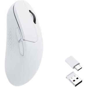 imageKeychron M3 Mini 4K Wireless Bluetooth 5124 GHzWired Optical Mouse UltraLightweight 55g Programmable PixArt 3395 Sensor with up to 26000 DPI 650 IPS for Windows Mac Linux  BlackWhite