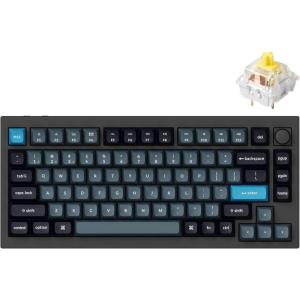 imageKeychron Q1 Pro Wireless Custom Mechanical Keyboard QMKVIA Programmable Full Aluminum 75 Layout BluetoothWired RGB with Hotswappable Keychron K Pro Banana Switch Compatible with Mac Windows LinuxHotswap Keychron K Pro Banana Switch