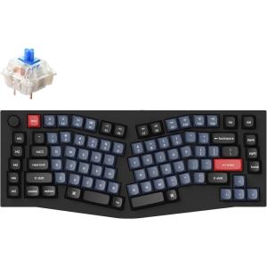 imageKeychron Q10 Wired Custom Mechanical Keyboard Knob Version 75 Alice Layout QMKVIA Programmable Macro with Hotswappable Gateron G Pro Blue Switch Compatible with Mac Windows Linux BlackHotswap Gateron G Pro Blue Switch