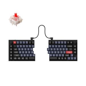 imageKeychron Q11 QMKVIA TKL Split Keyboard Ergonomic 91 Keys 75 Layout Wired Mechanical Gaming Keyboard Mac ampamp Windows with Full Alu Frame PBT Keycaps ampamp Knobs RGB Backlight HotSwappable Red Switch