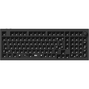 imageKeychron Q5 Pro Custom Wireless QMKVIA Mechanical Keyboard Barebone 96 Layout with Programmable Knob DoubleGasket Design HotSwappable RGB Backlit Compatible with Mac Windows Linux  GrayBlack