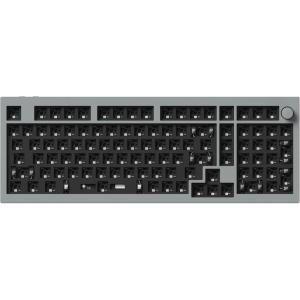 imageKeychron Q5 Pro Custom Wireless QMKVIA Mechanical Keyboard Barebone 96 Layout with Programmable Knob DoubleGasket Design HotSwappable RGB Backlit Compatible with Mac Windows Linux  GrayGray