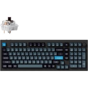 imageKeychron Q5 Pro Wireless QMKVIA Mechanical Keyboard 96 Layout Programmable Knob Full Aluminum DoubleGasket Design Hotswappable K Pro Red Switch for Mac Windows Linux  BlackHotswappable K Pro Brown Switch