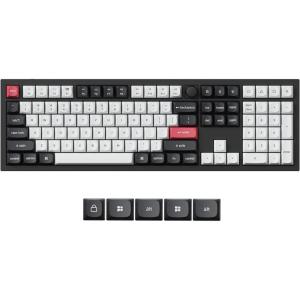 imageKeychron Q6 HE QMK Wireless Custom Mechanical Keyboard with Knob 24 GHzBluetoothWired 100 Layout HotSwappable Programmable RGB Backlit Gateron Magnetic Switches for Mac Windows Shell WhiteCarbon Black