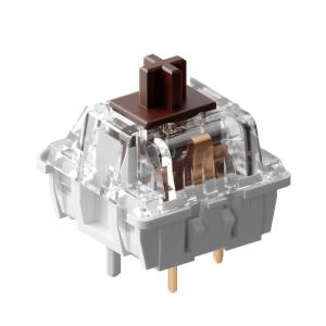 imageKeychron Super Switch  110PCS Brown Tactile Mechanical Keyboard Switches Factory PreLubed 55gf Actuation SingleStage Spring 5Pin HotSwappable SMD LED Compatible for Midway Office ampamp Gaming55gf Brown Switch