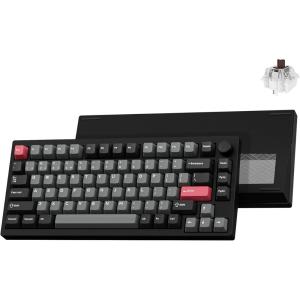imageLEMOKEY P1 Pro Wireless Custom Mechanical Keyboard Full Aluminum 24 GHz Bluetooth RGB Backlit 75 Layout with Hotswappable KEYCHRON Super Red Switch Compatible with Mac Windows LinuxKEYCHRON Super Brown Switch