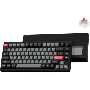 imageLEMOKEY P1 Pro Wireless Custom Mechanical Keyboard Full Aluminum 24 GHz Bluetooth RGB Backlit 75 Layout with Hotswappable KEYCHRON Super Red Switch Compatible with Mac Windows LinuxKEYCHRON Super Red Switch