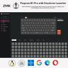 imageKeychron B1 Pro UltraSlim ZMKLauncher Wireless Bluetooth 24 GHzWired Connection Keyboard for Mac Windows Linux  Retro RedRetro Red