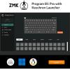 imageKeychron B1 Pro UltraSlim ZMKLauncher Wireless Bluetooth 24 GHzWired Connection Keyboard for Mac Windows Linux  Retro RedWhite