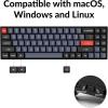 imageKeychron K14 Pro Wireless Custom Mechanical Keyboard 70 QMKVIA Programmable BluetoothWired White Backlight Hotswappable Keychron K Pro Brown Switch  for Mac Windows LinuxHotswap Keychron K Pro Red Switch