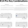 imageKeychron K14 Pro Wireless Custom Mechanical Keyboard 70 QMKVIA Programmable BluetoothWired White Backlight Hotswappable Keychron K Pro Brown Switch  for Mac Windows LinuxHotswap Keychron K Pro Red Switch