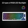 imageKeychron Q2 Max 65 Compact Custom Mechanical Gaming Keyboard Kit 24 GHzBluetooth 51Wired with QMKVIA Programmable Knob RGB Aluminum Barebones Keyboard for Mac Windows Linux  BlackWhite