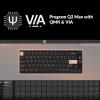 imageKeychron Q2 Max 65 Compact Custom Mechanical Gaming Keyboard Kit 24 GHzBluetooth 51Wired with QMKVIA Programmable Knob RGB Aluminum Barebones Keyboard for Mac Windows Linux  BlackBlack