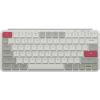 imageKeychron B1 Pro UltraSlim ZMKLauncher Wireless Bluetooth 24 GHzWired Connection Keyboard for Mac Windows Linux  Retro RedRetro Red