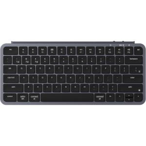 imageKeychron B1 Pro UltraSlim Wireless ZMK Custom Keyboard Programmable Bluetooth24 GWired Lightweight with 1200Hour Long Battery Life Quiet Key for MacWindows  Space GraySpace Gray