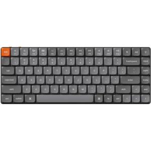 imageKeychron K3 Max QMKVIA Custom UltraSlim Wireless Mechanical Keyboard Hotswappable 24 GHzBluetoothWired 3Mode 75 Layout Programmable RGB Backlit Blue Switch Gaming Keyboard for Mac Windows
