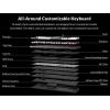 imageKeychron Q6 Max 100 Fullsize Layout Custom Wireless Mechanical Keyboard With Knob QMKVIA Programmable 1000Hz 24 GHzBluetoothWired RGB Backlit for Mac Windows Gateron Banana SwitchCarbon BlackBanana Switch