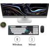 imageKeychron Q6 Max 100 Fullsize Layout Custom Wireless Mechanical Keyboard With Knob QMKVIA Programmable 1000Hz 24 GHzBluetoothWired RGB Backlit for Mac Windows Gateron Banana SwitchCarbon BlackRed Switch