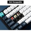 imageKeychron Q6 Max 100 Fullsize Layout Custom Wireless Mechanical Keyboard With Knob QMKVIA Programmable 1000Hz 24 GHzBluetoothWired RGB Backlit for Mac Windows Gateron Banana SwitchCarbon BlackRed Switch